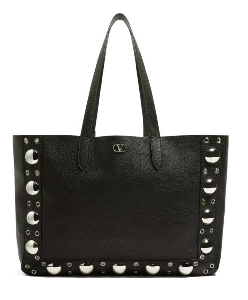 Valentino Garavani Nellcote Shopping Bag Black
